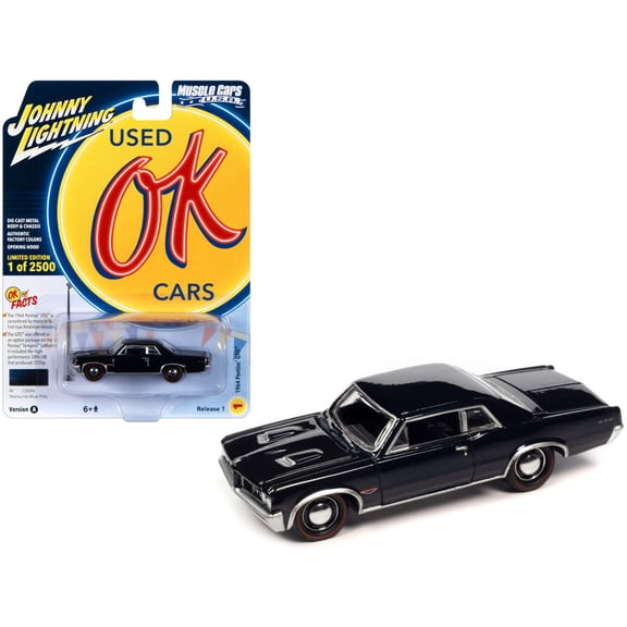1964 Pontiac GTO Nocturne Blue Poly Johnny Lightning