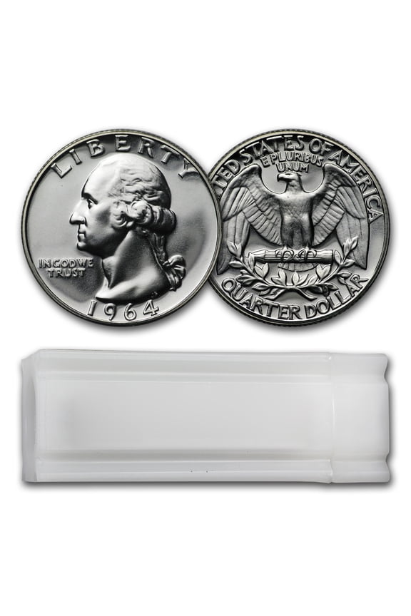 1964 Proof Washington Quarter 40-Coin Roll