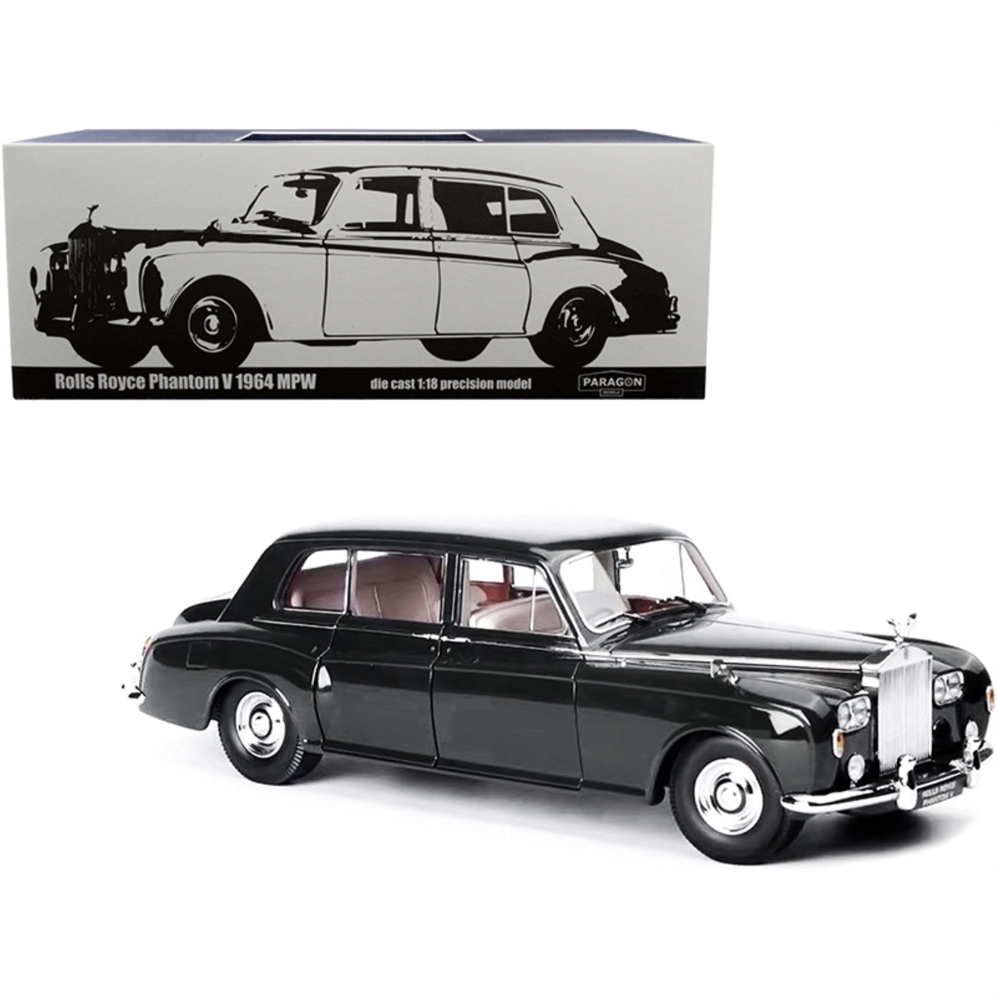 1/64 Rolls-Royce ミニカー 3台　7/18出品終了　最終価格 Paragon 1964 Rolls Royce Phantom V Brewster Green 1/18 Diecast