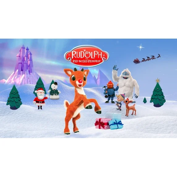 1964 Rudolph The Red Nosed Reindeer Movie Poster Jolly Man UNFRAMED ...