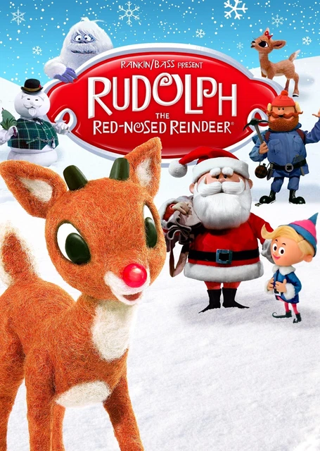 1964 Rudolph The Red Nosed Reindeer Movie Poster Jolly Man UNFRAMED ...