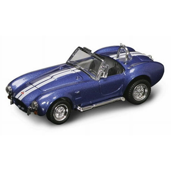 1964 Shelby Cobra 427S/C Convertible, Blue w/ Stripes - Yatming 94227 - 1/43 Scale Diecast Model Toy Car