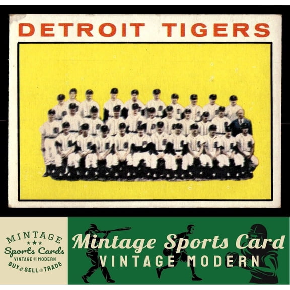 1964 Topps Detroit Tigers TC #67