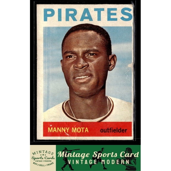 1964 Topps Manny Mota #246 Pittsburgh Pirates Baseball Card