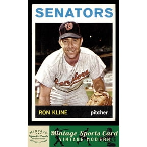 1964 Topps Ron Kline #358 Washington Senators Baseball Card