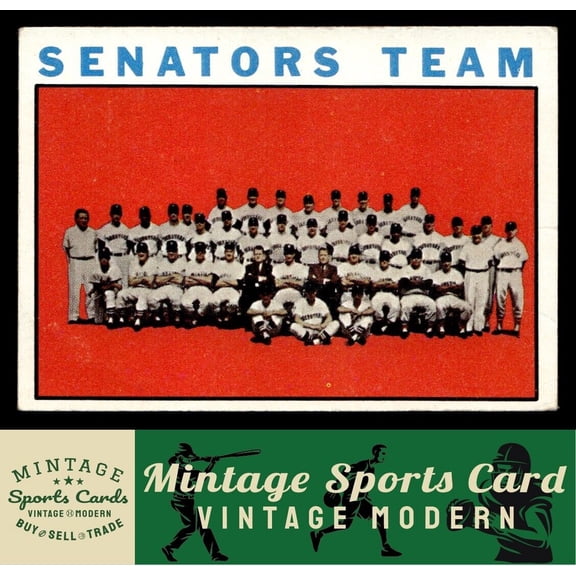 1964 Topps Washington Senators #343