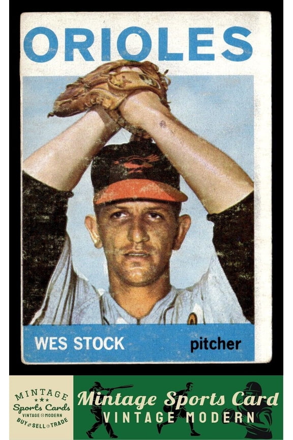 1964 Topps Wes Stock #382 Baltimore Orioles Baseball Card