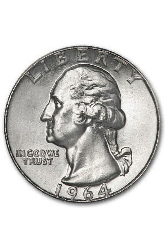 1964 Washington Quarter BU