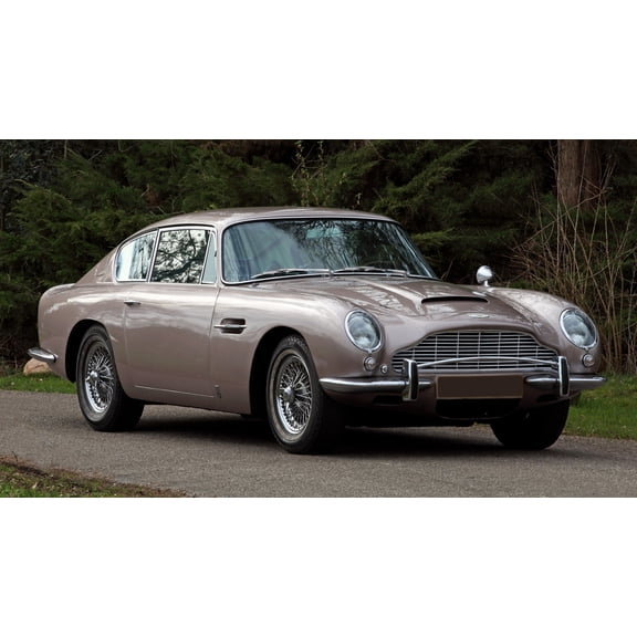 1965 Aston Martin DB6 Vantage - 20x30 Inch Laminated Poster - Stunning Detail and Bold Colors