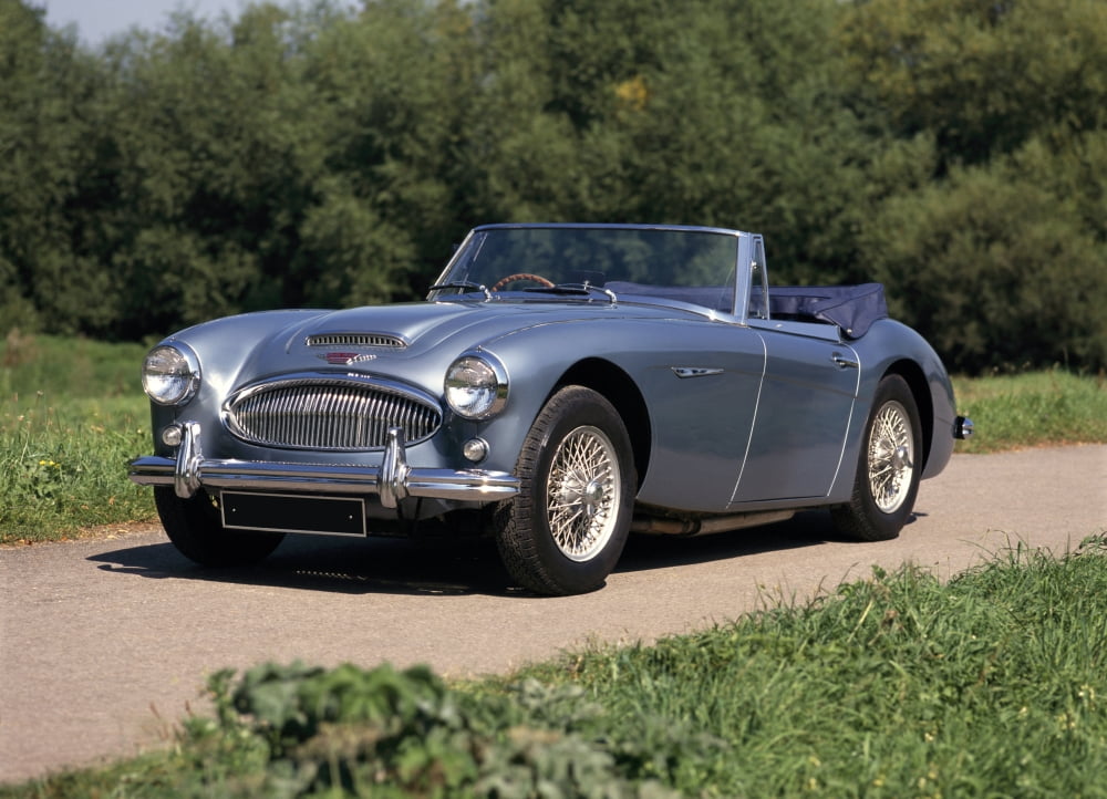 1965 Austin Healey 3000 Mk III convertible 29 litre straight 6 cylinder OHV 2-door 4-seater Country of origin United Kingdom Canvas Art - Panoramic Images (18 x 24)