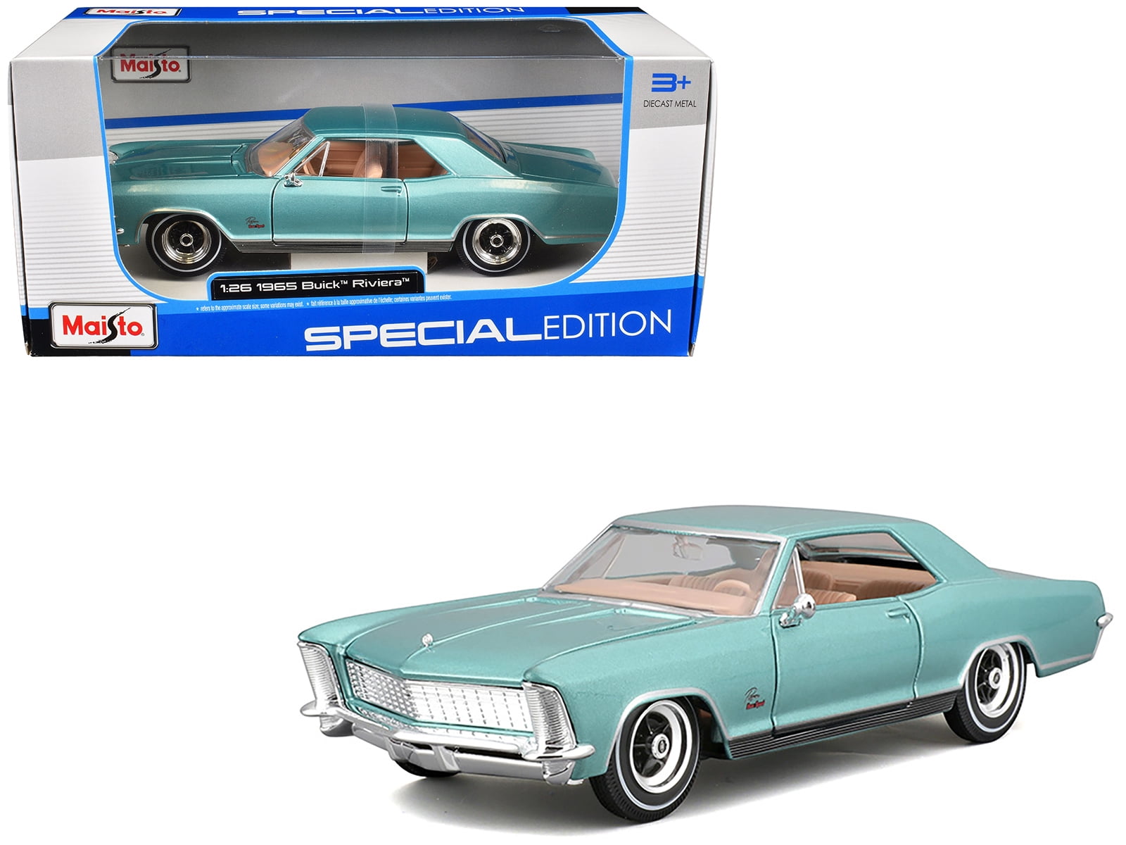 1965 Buick Riviera Gran Sport Light Blue Metallic 