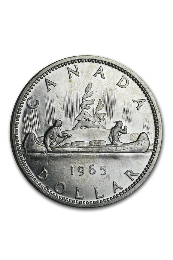 1965 Canada Silver Dollar BU/Prooflike