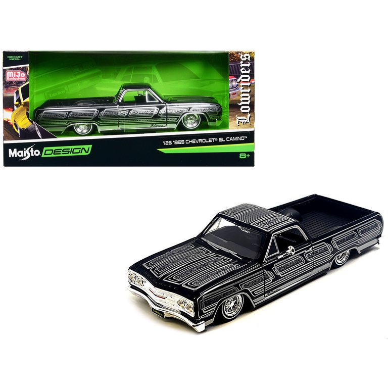 マイスト Mijo LOWRIDERS 1/25 '65 エルカミーノ BLK 1965 CHEVROLET EL CAMINO LOWRIDER BLACK 1/25 DIECAST MODEL