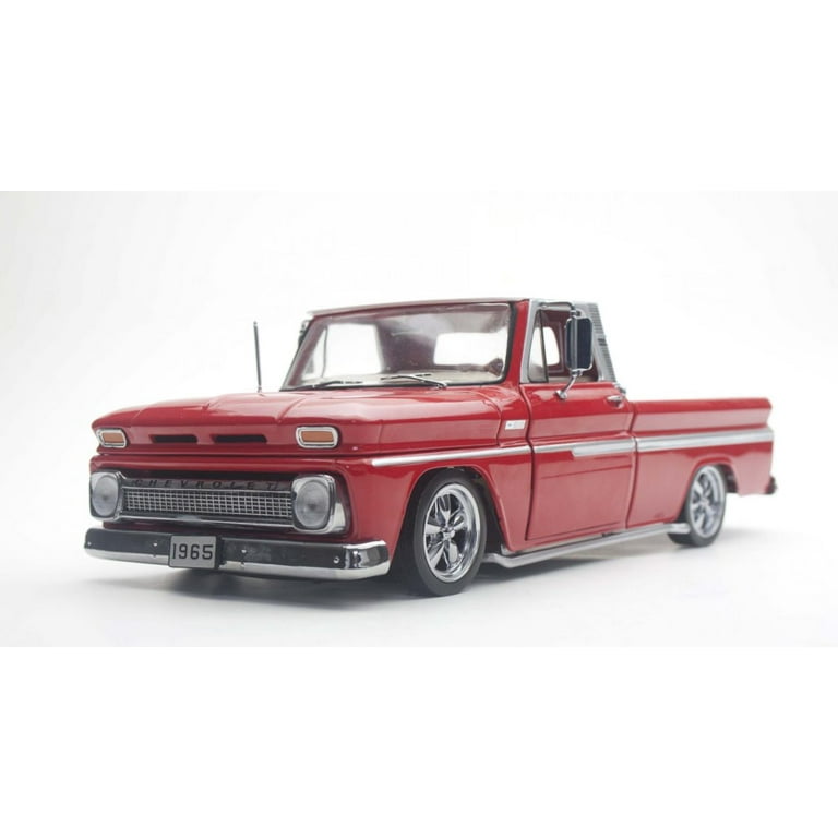 1965 Chevy C-10 Styleside Pickup Lowrider, Red - Sun Star