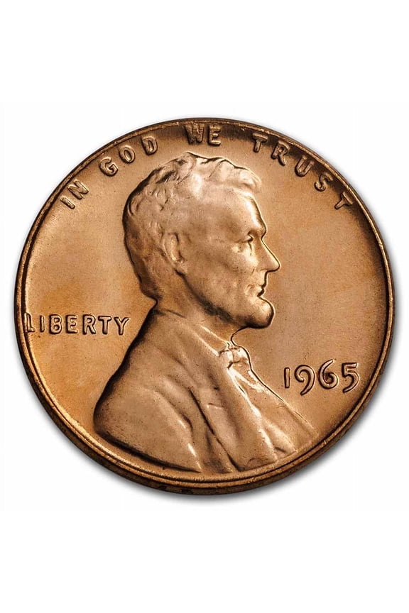 1965 Lincoln Cent BU (Red)