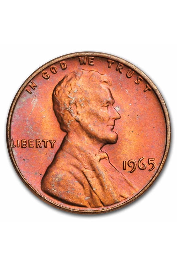 1965 Lincoln Cent (SMS)
