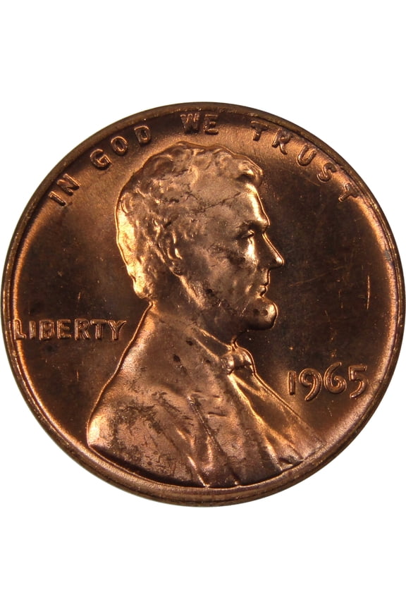 1965 Lincoln Memorial Cent BU Uncirculated Penny 1c Coin