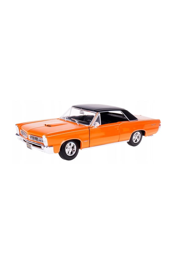 1965 Pontiac GTO, Orange - Maisto 31885OR - 1/18 scale Diecast Model Toy Car