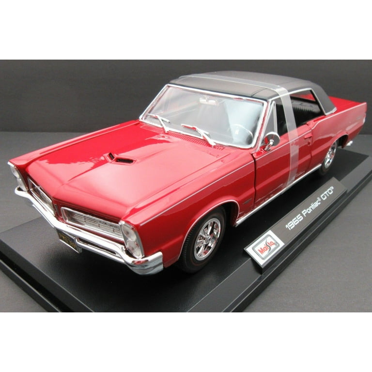 1965 Pontiac GTO Red 1:18 Metal Die Cast Maisto - Walmart.com