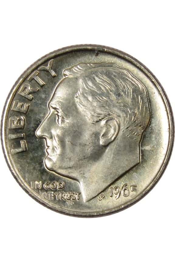 1965 Roosevelt Dime BU Uncirculated Mint State 10c US Coin Collectible