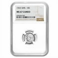 thumbnail image 1 of 1965 Roosevelt Dime SMS MS-67 Cameo NGC, 1 of 3