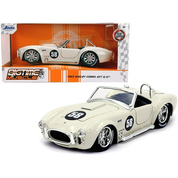 1965 Shelby Cobra 427 S/C, #58 - Jada Toys 31864/4 - 1/24 scale Diecast Model Toy Car