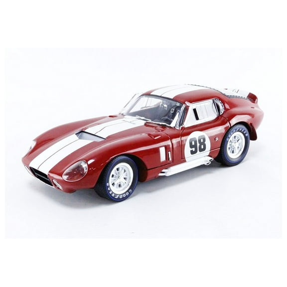 1965 Shelby Cobra Daytona Coupe #98, Red with White Stripes - Shelby Collectibles SC131R - 1/18 scale Diecast Model Toy Car