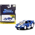 thumbnail image 1 of 1965 Shelby Daytona Coupe #13 Blue Metallic with White Stripes 1/64 Diecast Model Car by Muscle Machines, 1 of 3