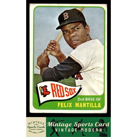 1965 Topps Felix Mantilla #29 Boston Red Sox MLB Baseball Trading Card