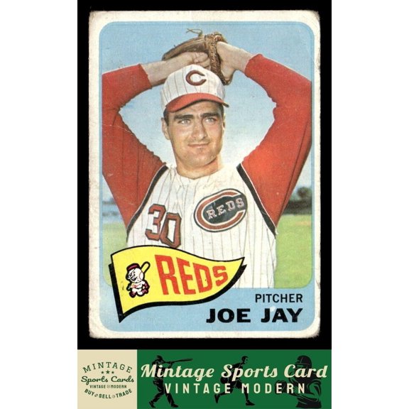 1965 Topps Joe Jay #174 Baseball Card Cincinnati Reds