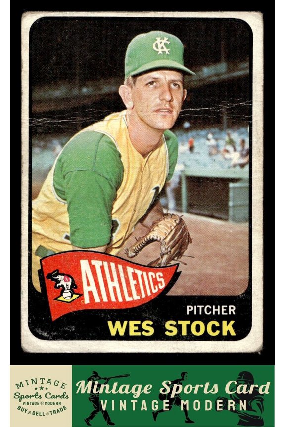 1965 Topps Wes Stock #117 Kansas City Athletics Baseball Card