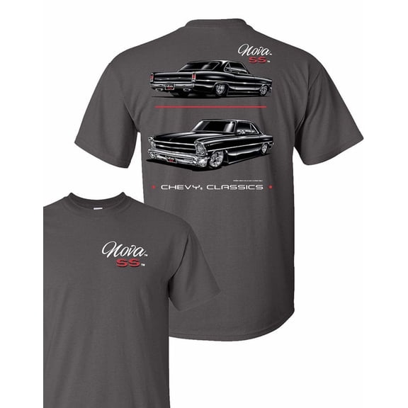 1966/67 Chevy Nova SS Mens Gray T Shirt