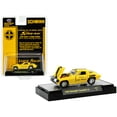 thumbnail image 1 of 1966 Chevrolet Corvette 427 #68 Yellow with Black Stripes and Graphics Ltd Ed to 4400 pcs 1/64 Diecast Model Car by M2 Machines, 1 of 3