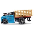 thumbnail image 1 of 1966 Chevy C60 Stake Bed Muscle Machines Work Rigs - Blue 1:64 Scale, 1 of 1