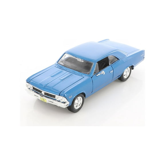 1966 Chevy Chevelle SS 396 Hardtop, Blue - Showcasts 38960BU - 1/24 Scale Diecast Model Car
