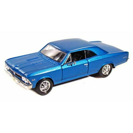 1966 Chevy Chevelle SS396, Blue - Maisto 31960 - 1/24 Scale Diecast Model Toy Car