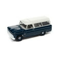 thumbnail image 1 of 1966 Chevy Suburban, Dark Blue - Auto World AWSP091/24B - 1/64 scale Diecast Model Toy Car, 1 of 4