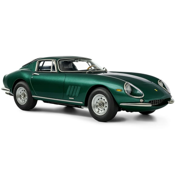 1966 Ferrari 275 GTB/C Verde Pino Green Metallic Limited Edition to 1000 pieces Worldwide 1/18 Diecast Model Car by CMC