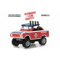 thumbnail image 1 of 1966 Ford Baja Bronco Off-Road Truck, Red w/blue - Greenlight 41050C/48 - 1/64 Scale Diecast Model Toy Car, 1 of 3
