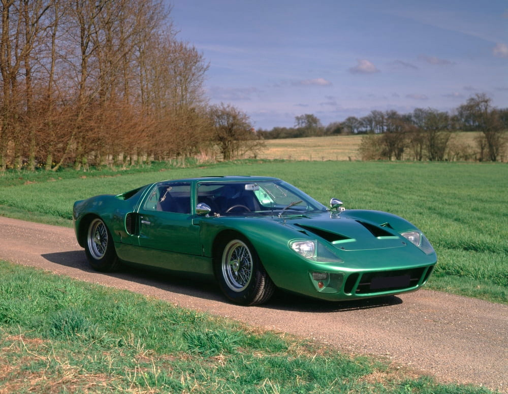 1966 Ford GT40 47 litre road competition coupe The GT-40 is so named due to its overall height of 40 inches Country of origin US Canvas Art - Panoramic Images (22 x 28)