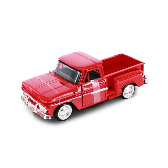1966 GMC C1000 Fenderside Pickup Truck, Red - Showcasts 71379R - 1/24 Scale Diecast Model Car