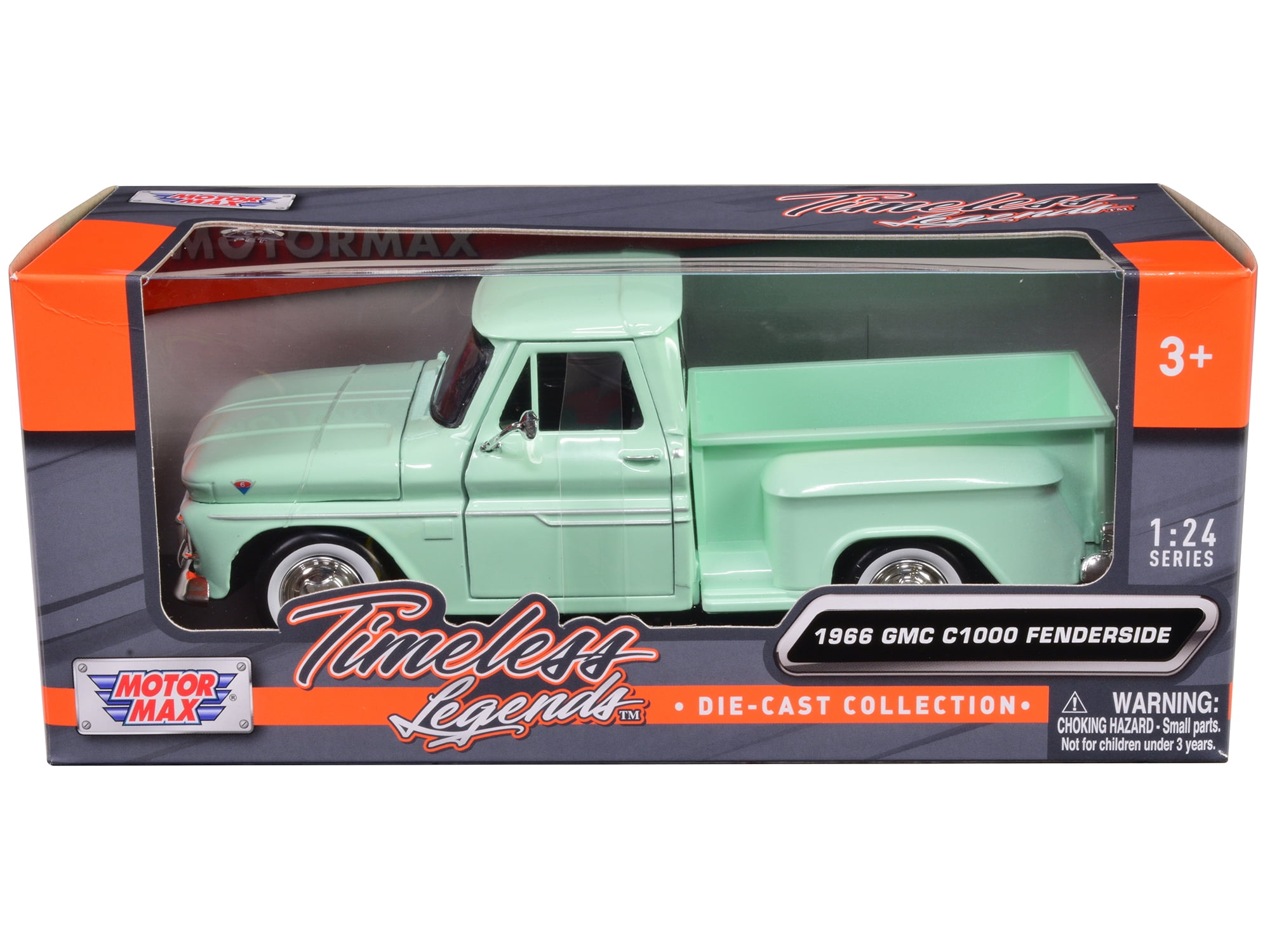 Motormax 1966 GMC C1000 Fenderside Pickup Truck Diecast