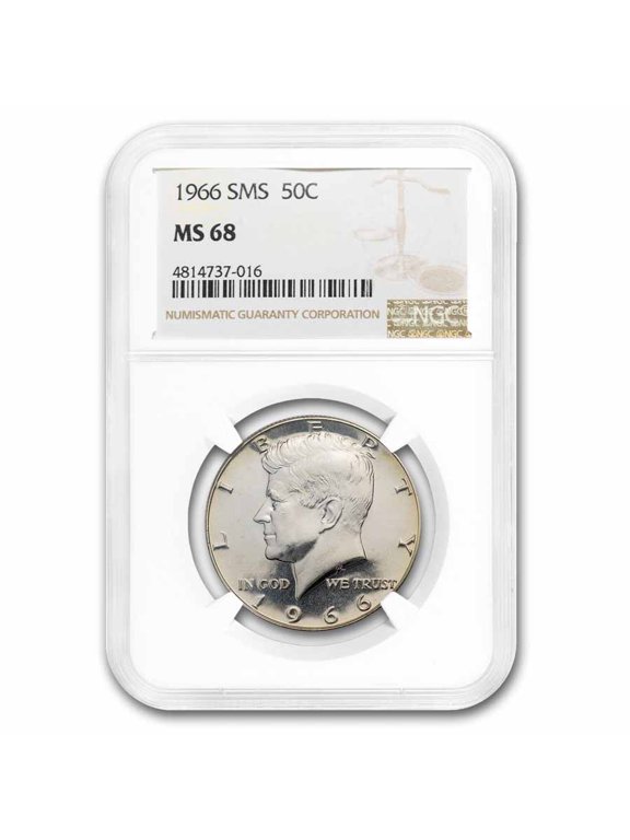 1966 Kennedy Half Dollar MS-68 NGC (SMS)