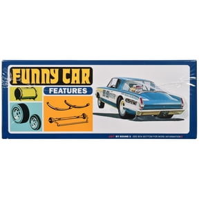 1966 Plymouth Barracuda Funny Car "Hemi Hustler" (Skill 2) 1/25 Plastic Model Kit by AMT