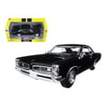 thumbnail image 1 of 1966 Pontiac GTO, Black - New Ray 71853B - 1/25 scale Diecast Model Toy Car, 1 of 2