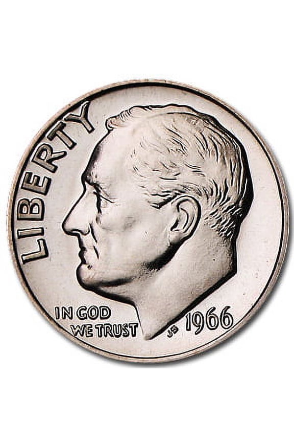 1966 Roosevelt Dime BU (SMS)