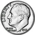 thumbnail image 1 of 1966 Roosevelt Dime BU, 1 of 2