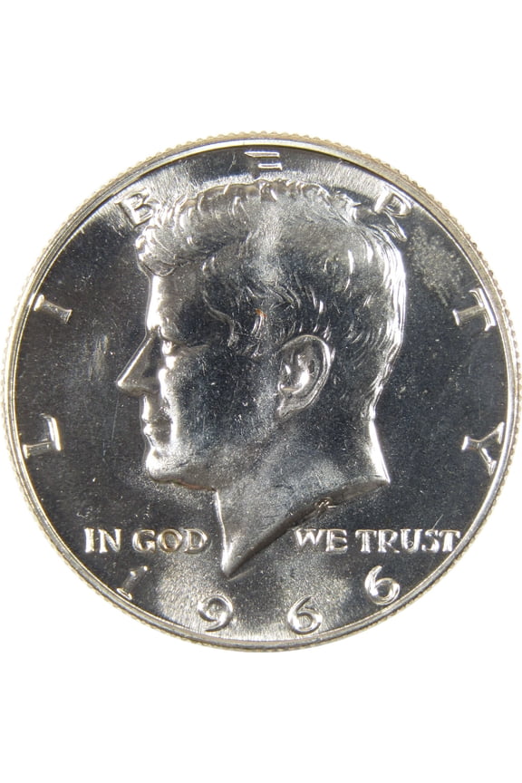 1966 SMS Kennedy Half Dollar Uncirculated Silver Clad 50c Coin