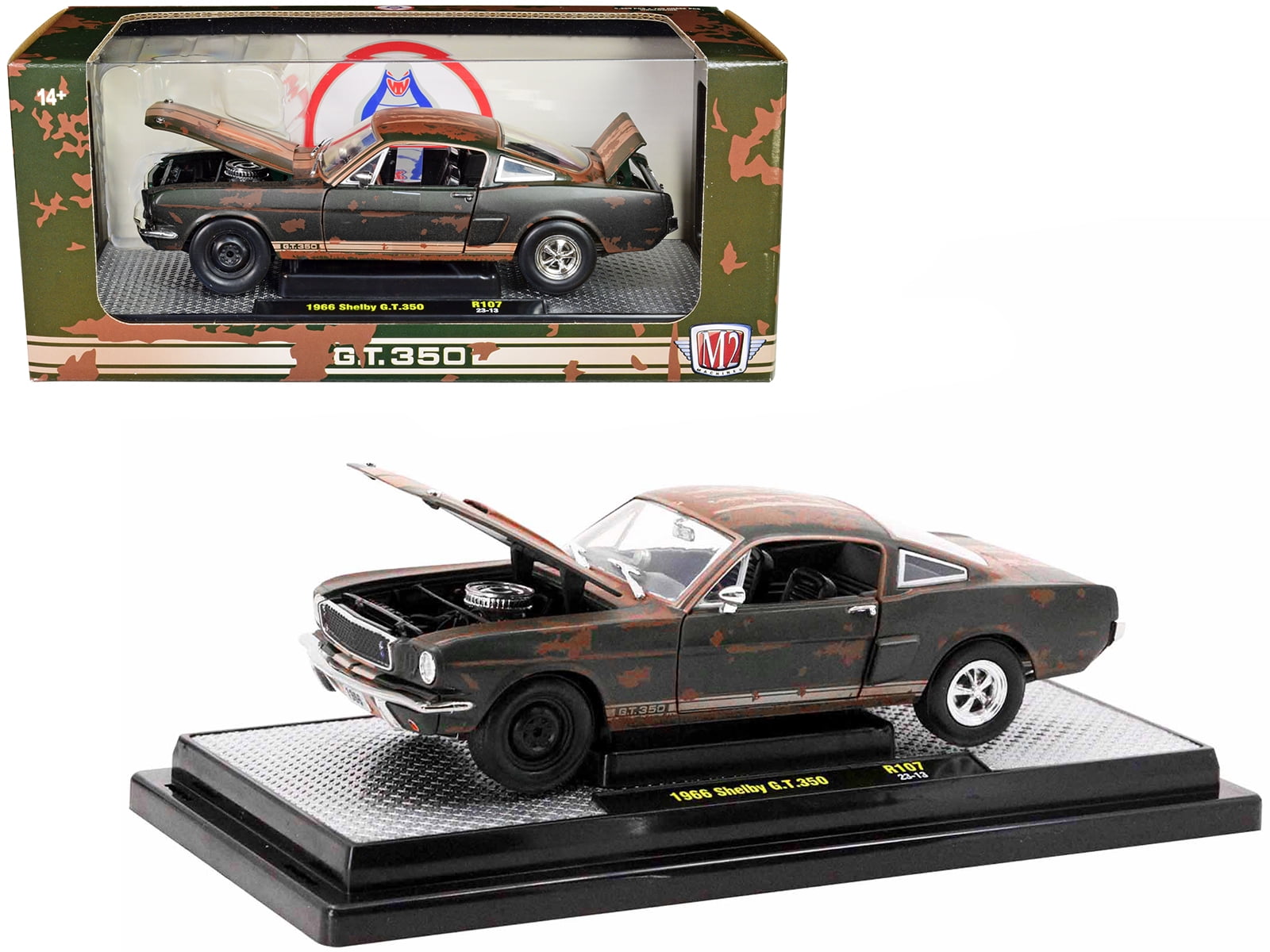 M2 Machines 1966 Shelby GT350 Ivy Green, Ford Mustang M2 Machines 1966 Shelby GT350 Ivy Green, Ford Mustang