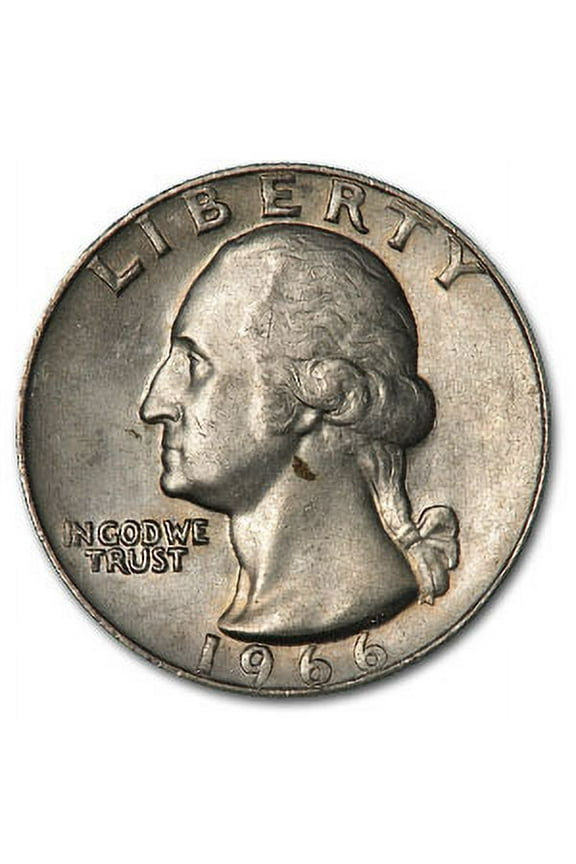 1966 Washington Quarter BU